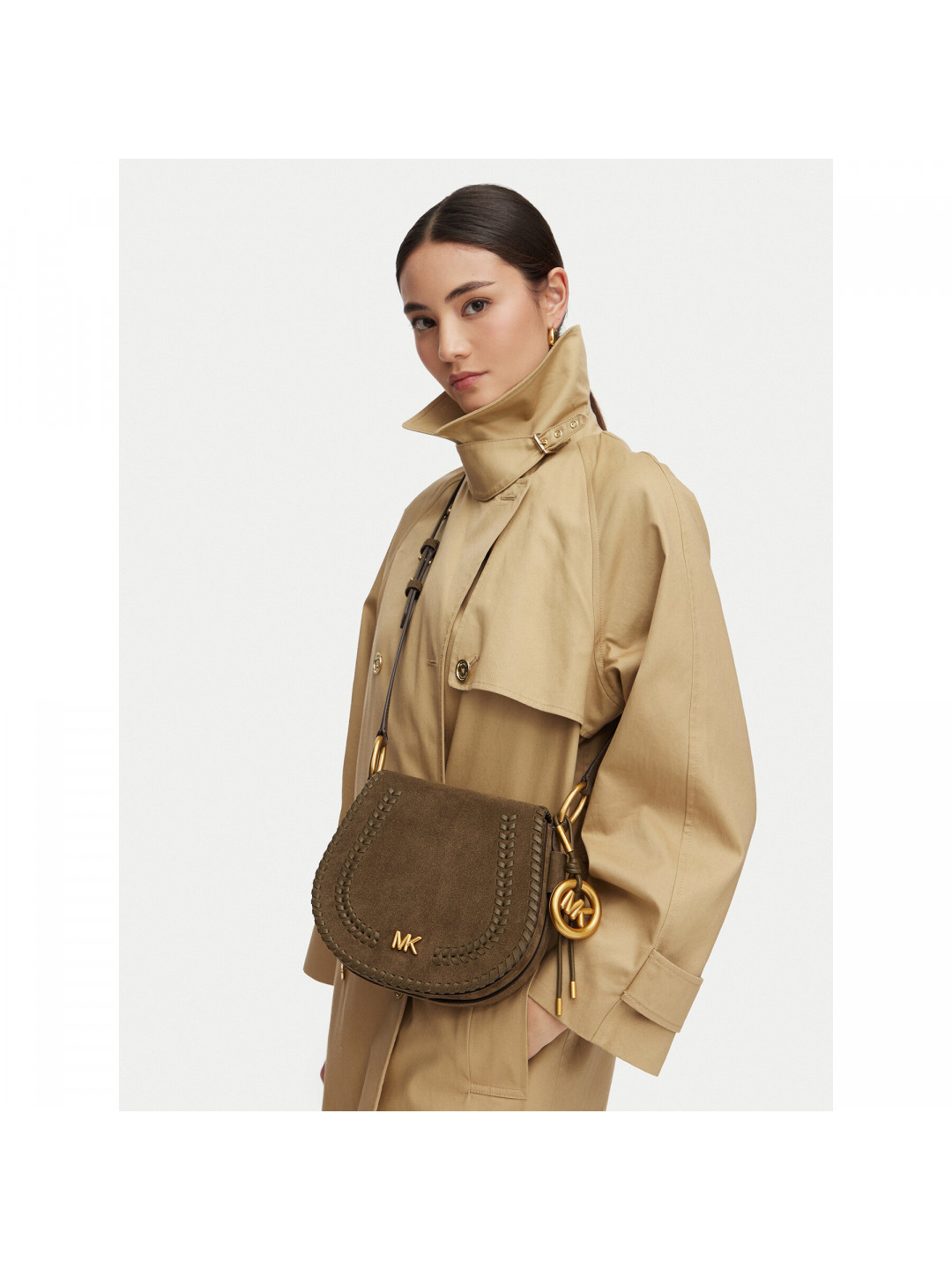 Kabelka MICHAEL Michael Kors 30S6AQ5M6O Zelená